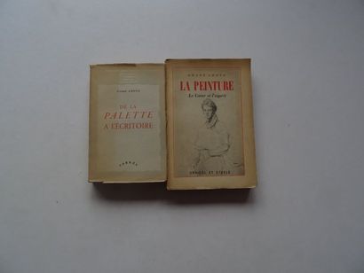 Lots de 2 ouvrages 
- « De la palette à l’écritoire »...