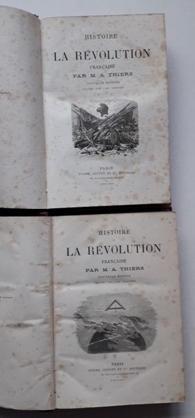 null « Histoire de la Révolution Française » [tome 1 et 2], A. Thiers ; Ed. Furnes,...