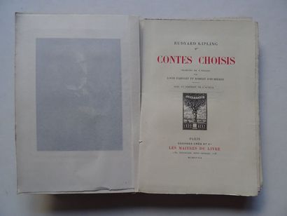 null « Contes choisis », Rudyard Kipling ; Ed. Georges Crès et cie, 1918, 300 p....