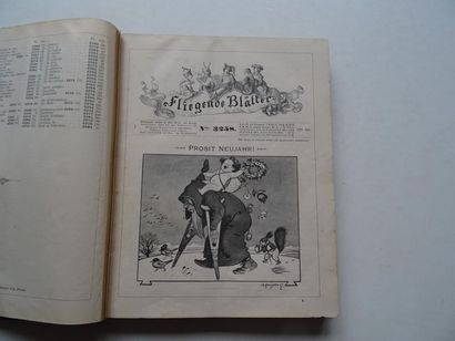  « Fliegende Blätter 128 » [journal satirique Allemand du n°3258 au n°3283], Œuvre...