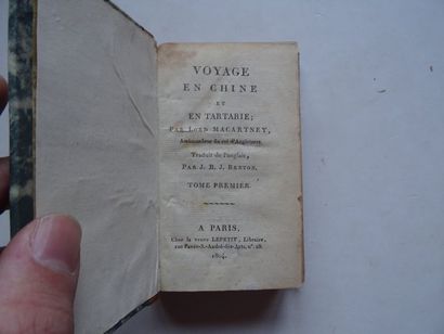 null « Voyage en Chine et en Tartarie : partie I, II,III,IV,V + L’atlas »[4 ouvrages],...
