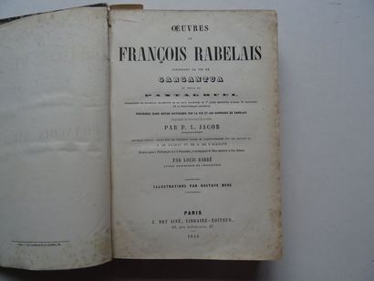 null Ouvrage contenant :

- « Œuvres de François Rabelais, contenant la vie de Gargantua...