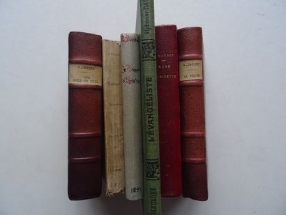null Batch of 6 books :

- Les rois en exil", Alphonse Daudet; Ed. E. Dentu, 1890,...