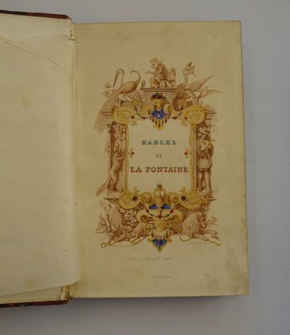 null « Fables » [tome second], Jean de la Fontaine, J. David, Walckenaer ; Ed. Armand...