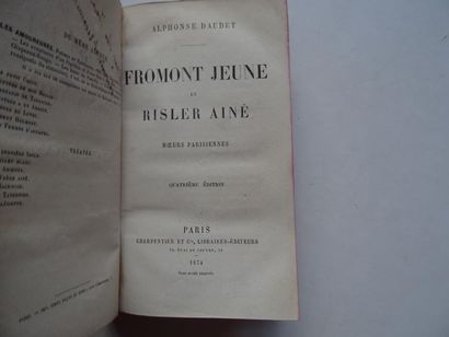null « Fromont jeune et Risler ainé : Mœurs parisienne », Alphonse Daudet ; Ed. Charpentier...