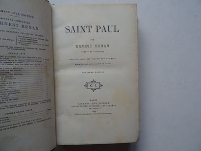 null « Histoire des origines du christianisme : Saint Paul » [tome III], Ernest Renan ;...