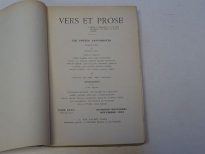 null "Vers et prose" [review volume XXXV], a collective work under the direction...