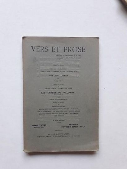 « Vers et prose » [revue tome XXXVI], Œuvre...