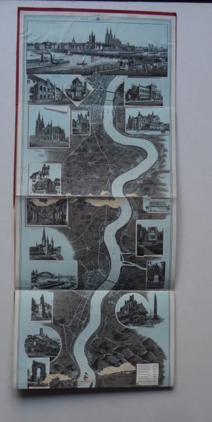null « Rhein Panorama », V. Wilh. Schültz, Grossh.S. Hofbuchbinderei ; Ed. Albumfabrik...