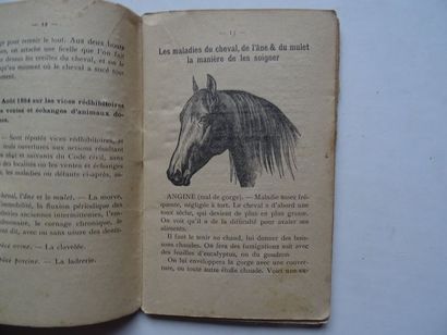 null « La santé des animaux / Les recettes du père Mathieu », Géo Davis ; Ed. Frères...
