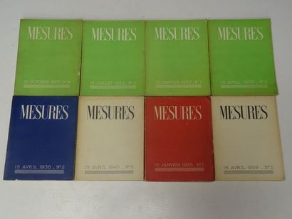 « Mesures » [Revue littéraire n°1 de 1935,...