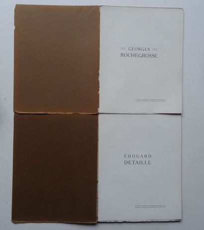 null "Georges Rochegrosse / Edouard Detaille" [review "Peintres d'aujourd'hui" nos....