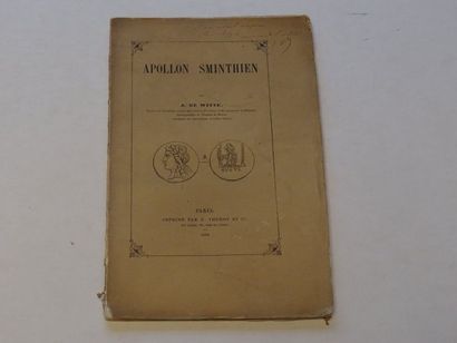 « Apollon Sminthien » J. de Witte ; Ed. E....