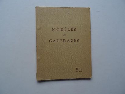 null « Modèle de Gaufrages », Œuvre collective sous la direction de H.-L ; Ed. Entreprise...