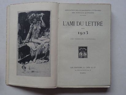 null « L’ami du lettré » [almanach littéraire 6 volumes], Œuvre collective sous la...