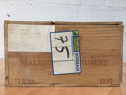 Château Malescot St Exupery Case of 12 bottles,

Margaux 1990

