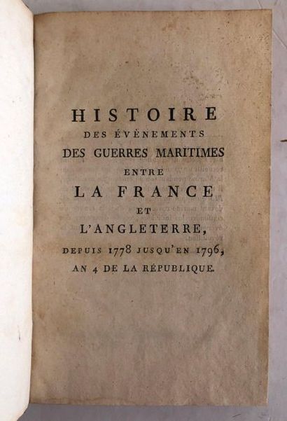 KERGUELEN de TRÉMAREC (Yves- Joseph de) 
Relation of the battles and events of the...