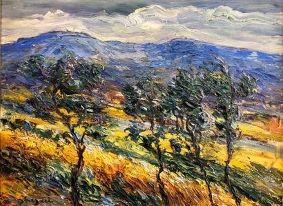 Arsène SARI (1895-1995) 
Landscape
Oil on canvas signed lower left
46 x 61 cm