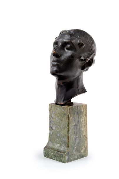 Gloria Vanderbilt WHITNEY (1875-1942) 
Head for the Titanic memorial, 1915.
Bronze...