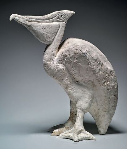 Henri SAMOUILOV (1930-2014) Pelican
Plaster on plaster base
28 x 17 cm