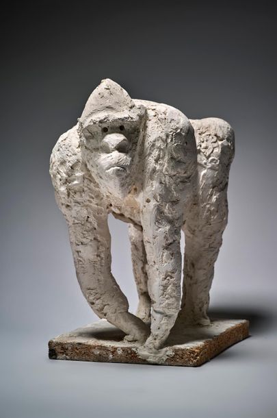 Henri SAMOUILOV (1930-2014) Gorilla
Plaster
23 x 21 x 12 cm