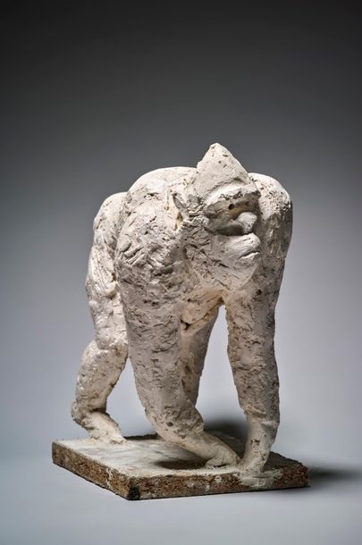 Henri SAMOUILOV (1930-2014) Gorilla
Plaster
23 x 21 x 12 cm