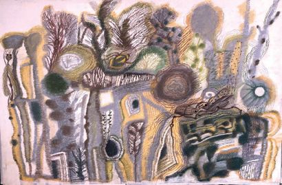 Henri SAMOUILOV (1930-2014) Insectes en automne
Pastel signé en bas à gauche
75 x...
