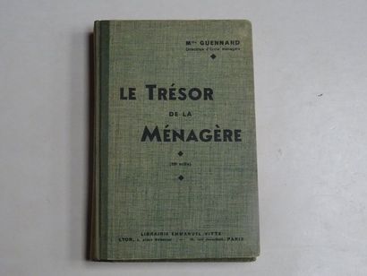 null "Le trésor de la ménagère ", Miss Guénnard ; Ed. Librairie Emmanuel Vitte, undated...