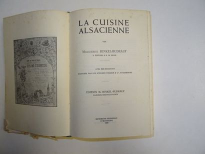 null "La cuisine alsacienne", Marguerite Hinkel- Rudrauf; Ed. Edition M . Hinkel-Rudrauf,...