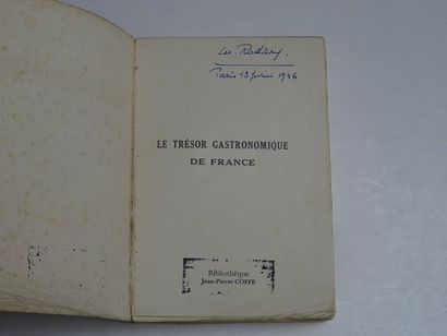 null "Le trésor gastronomique de la France", Curnonsky and A de Croze; Ed. Delagrave,...