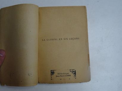 null "La cuisine en 6 leçons", Edouard de Pomiane; Ed. Paul Martial,undated, 256...