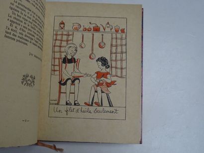 null « Le livre de cuisine des petites filles », La grand’mère ; Ed. La renaissance...