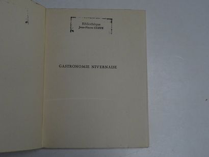 null «  Gastronomie Nivernaise », Les frères Drouillet ; Ed. Crépin-Leblond, imprimeur...
