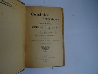 null "Le cuisinier Bourguignon: Nouveau livre de cuisine pratique", Alfred Contour;...
