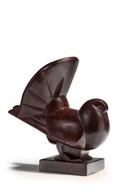 JAN et JOEL MARTEL (1896-1966) 
Pigeon écossais
Rare sculpture en taille directe...