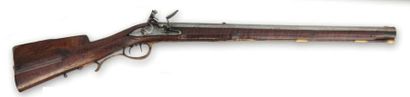 Carabine de chasse. (XVIIIème siècle) Platine...