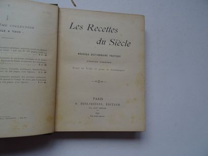 null "The recipes of the century useful to all: Nouveau dictionnaire pratique d'économie...