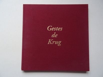 null "Gestes de Krug", Maurice Rougemont; Ed. Champagne Krug, 1993, 52p. (stamp of...