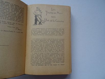  « Le livre de cuisine », Œuvre collective sous la direction d’Edouard Nignon ; Ed....