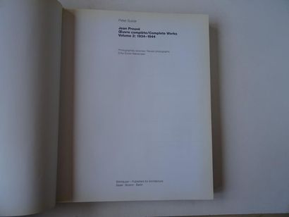 null « Jean Prouvé : Œuvre complète/ Complete Works : Volume 2 : 1934-1944 » [catalogue...