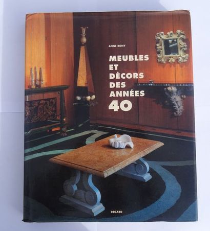 null « Meuble et décors des années 40 », Anne Bony ; Ed. Regard, 2002, 224 p. (jaquette...