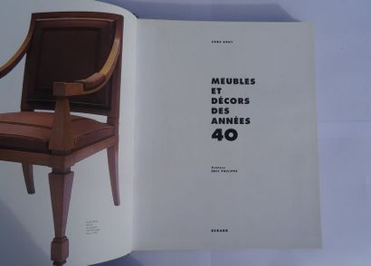 null « Meuble et décors des années 40 », Anne Bony ; Ed. Regard, 2002, 224 p. (jaquette...