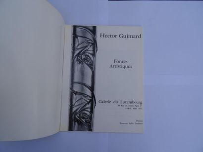 null « Hector Guimard : Fontes artistiques » [catalogue d’exposition], Œuvre collective...