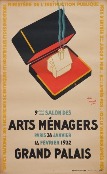 LACROIX Will 9th Salon des Arts Ménagers. Grand Palais. Paris 28 January 14 February...