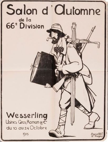 RETIF Maurice (26th Dragons). 66th Division Fall Exhibition. Wesserling from 10 to...