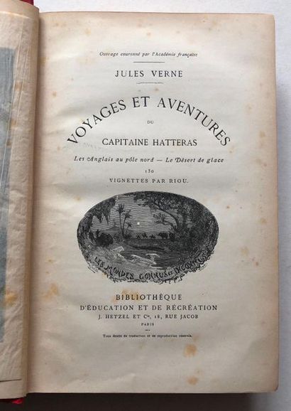 Jules VERNE Voyages et aventures du capitaine Hatteras. Les Anglais au pôle nord...