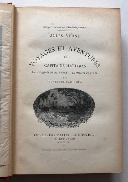Jules VERNE Voyages et aventures du capitaine Hatteras. Les Anglais au pôle nord...