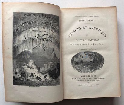 Jules VERNE Voyages et aventures du capitaine Hatteras. Les Anglais au pôle nord...