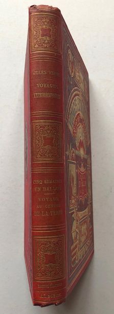 Jules VERNE Cinq semaines en ballon / Voyage au centre de la Terre.

Paris, Bibliothèque...