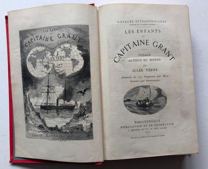 Jules VERNE Les Enfants du capitaine Grant. 

Illustrations de Riou. Paris, Bibliothèque...